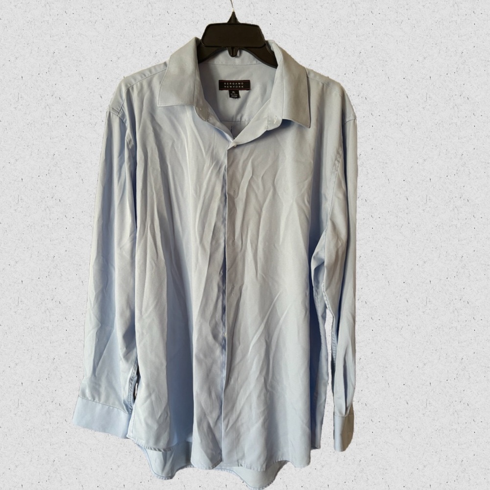 Mens blue dress shirt